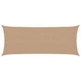 Vidaxl zonnezeil 160 g m² 2x5 m hdpe taupe