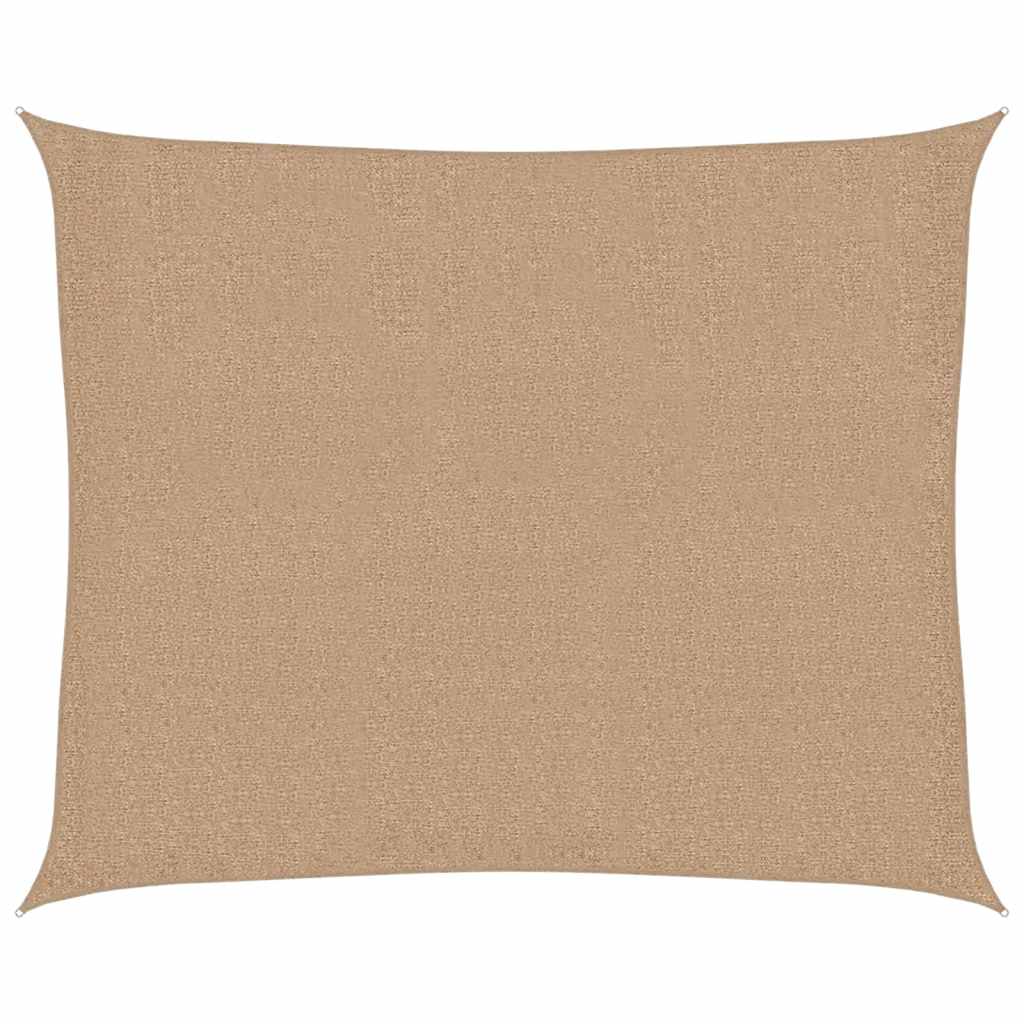 Vidaxl zonnezeil 160 g m² 2,5x3 m hdpe taupe
