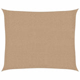 Vidaxl zonnezeil 160 g m² 2,5x3 m hdpe taupe