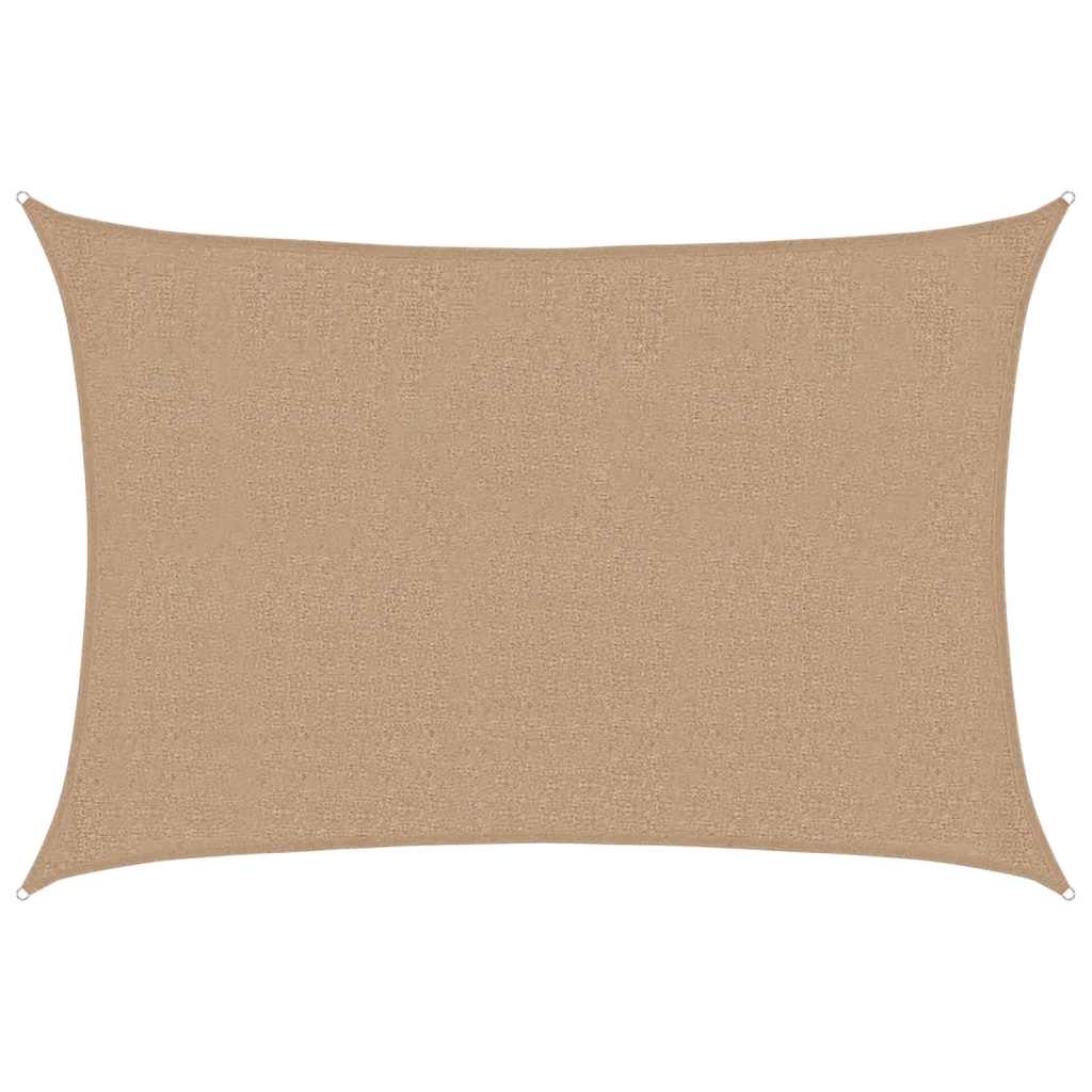 Vidaxl zonnezeil 160 g m² 2,5x4 m hdpe taupe