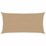 Vidaxl zonnezeil 160 g m² 2,5x4,5 m hdpe taupe
