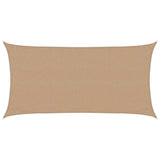 Vidaxl zonnezeil 160 g m² 3x6 m hdpe taupe