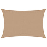 Vidaxl zonnezeil 160 g m² 3,5x5 m hdpe taupe