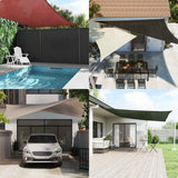 Vidaxl zonnezeil 160 g m² 4x4x5,8 m hdpe taupe