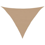 Vidaxl zonnezeil 160 g m² 5x5x6 m hdpe taupe