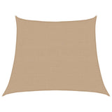 Vidaxl zonnezeil 160 g m² 3 4x3 m hdpe taupe