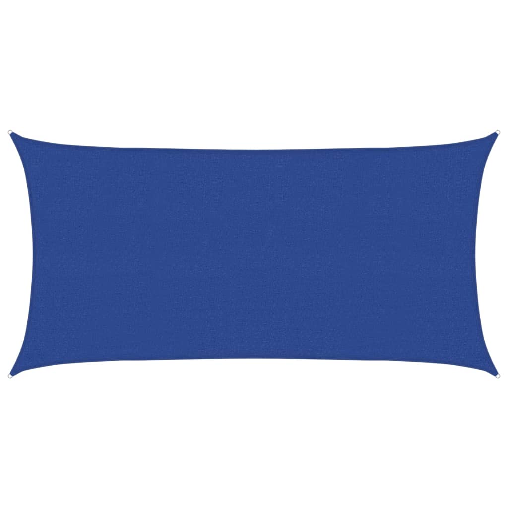 Vidaxl zonnezeil 160 g m² 2x3,5 m hdpe blauw