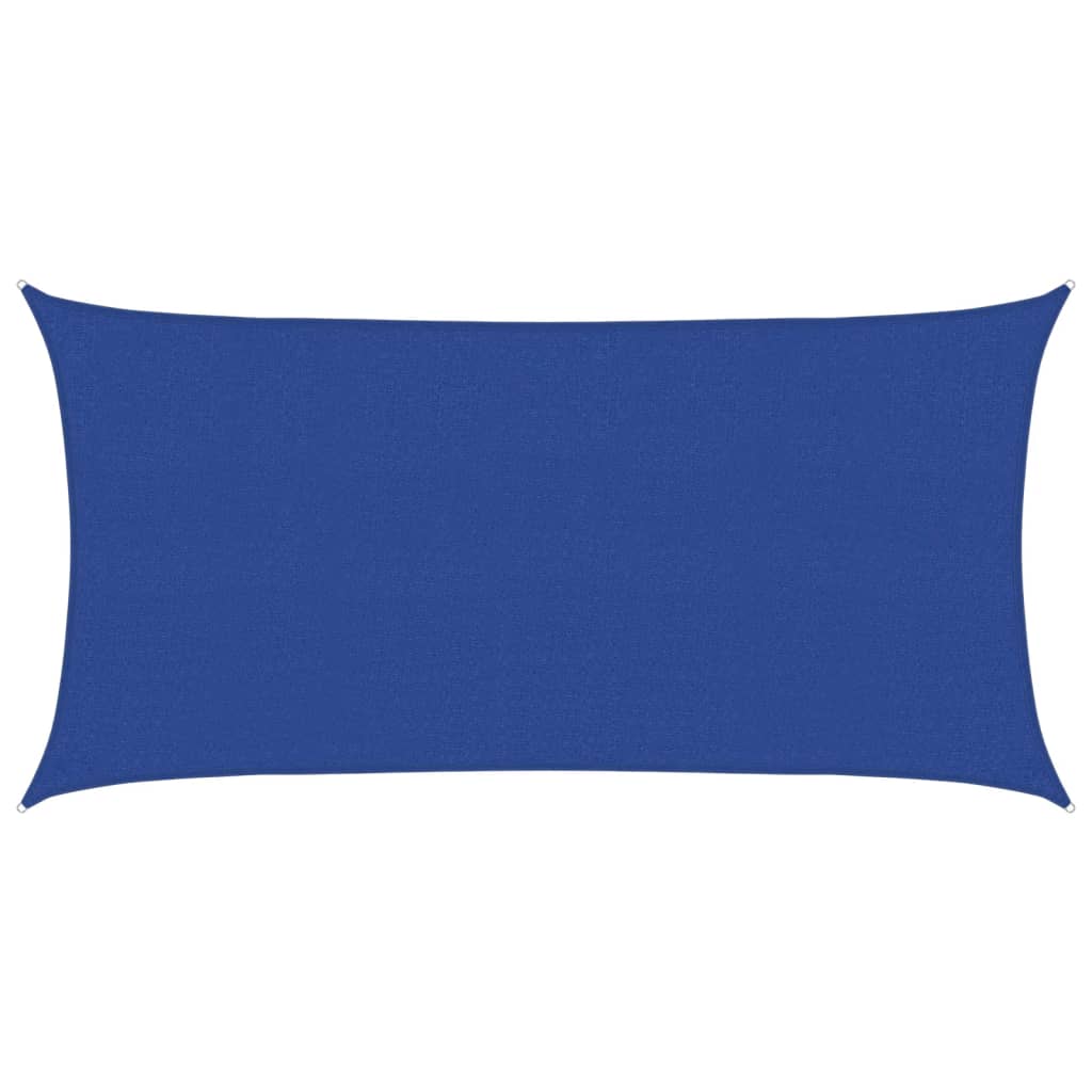 Vidaxl zonnezeil 160 g m² 2x4 m hdpe blauw