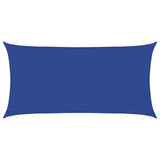 Vidaxl zonnezeil 160 g m² 2x4 m hdpe blauw