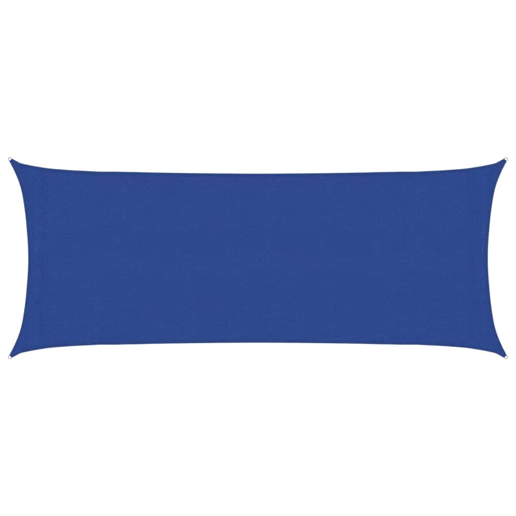 Vidaxl zonnezeil 160 g m² 2x5 m hdpe blauw