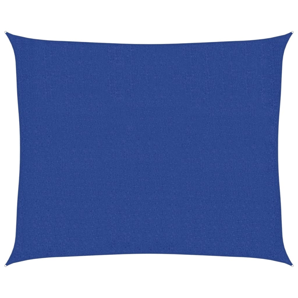 Vidaxl zonnezeil 160 g m² 2,5x3 m hdpe blauw
