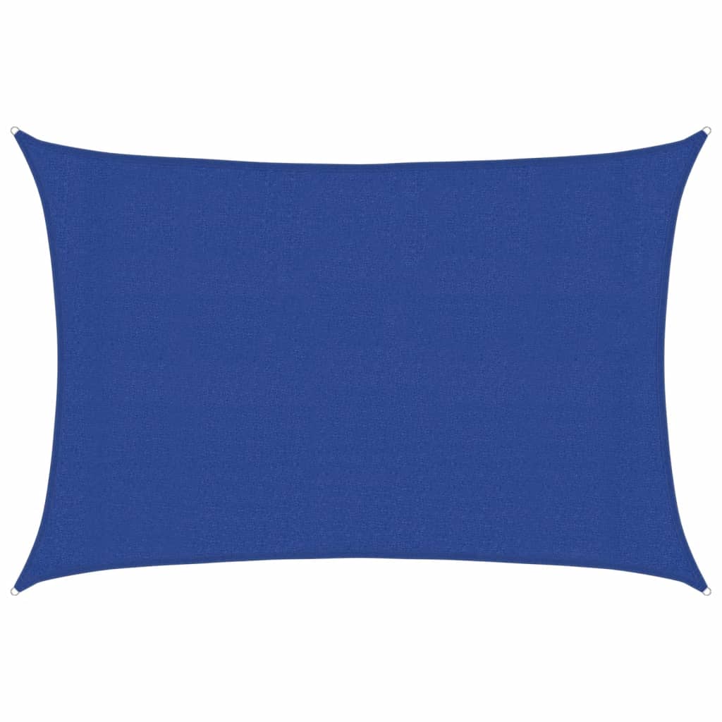 Vidaxl zonnezeil 160 g m² rechthoekig 3x4,5 m hdpe blauw