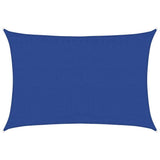 Vidaxl zonnezeil 160 g m² rechthoekig 3,5x4,5 m hdpe blauw
