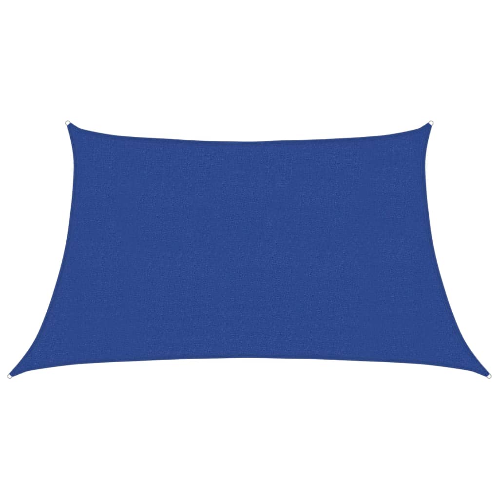 Vidaxl zonnezeil 160 g m² 3 4x2 m hdpe blauw