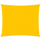 Vidaxl zonnezeil 160 g m² vierkant 4x4 m hdpe geel