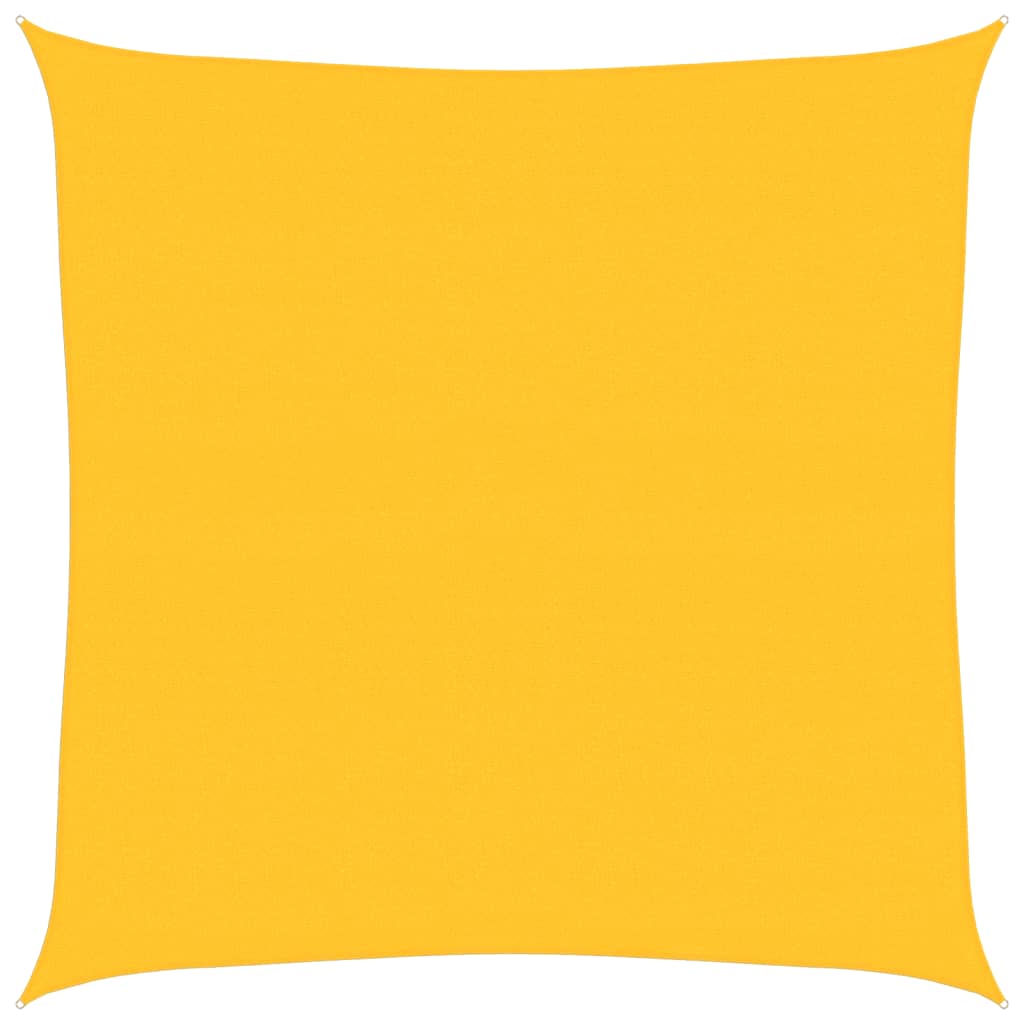 Vidaxl zonnezeil 160 g m² vierkant 4,5x4,5 m hdpe geel