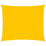 Vidaxl zonnezeil 160 g m² vierkant 5x5 m hdpe geel