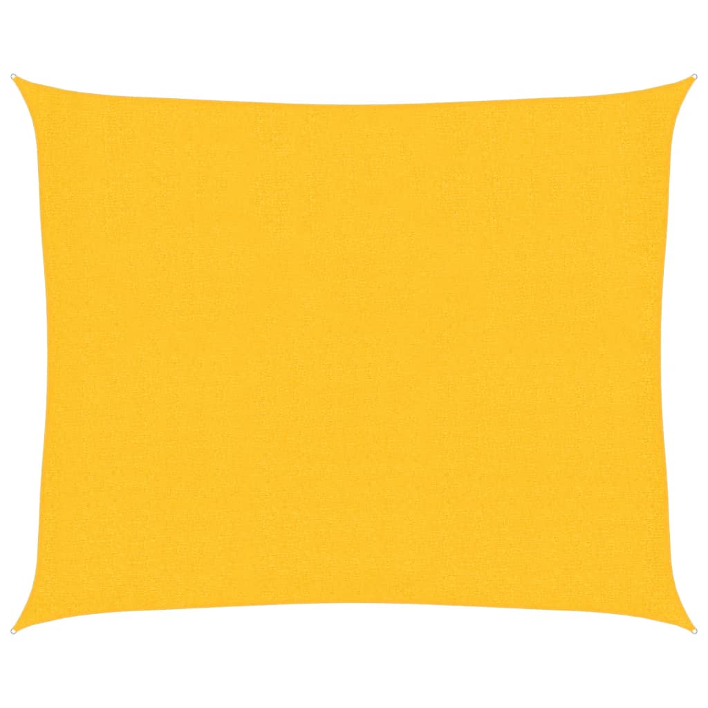 Vidaxl zonnezeil 160 g m² 2,5x3 m hdpe geel