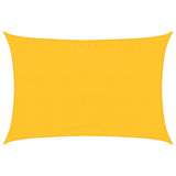 Vidaxl zonnezeil 160 g m² rechthoekig 3,5x5 m hdpe geel