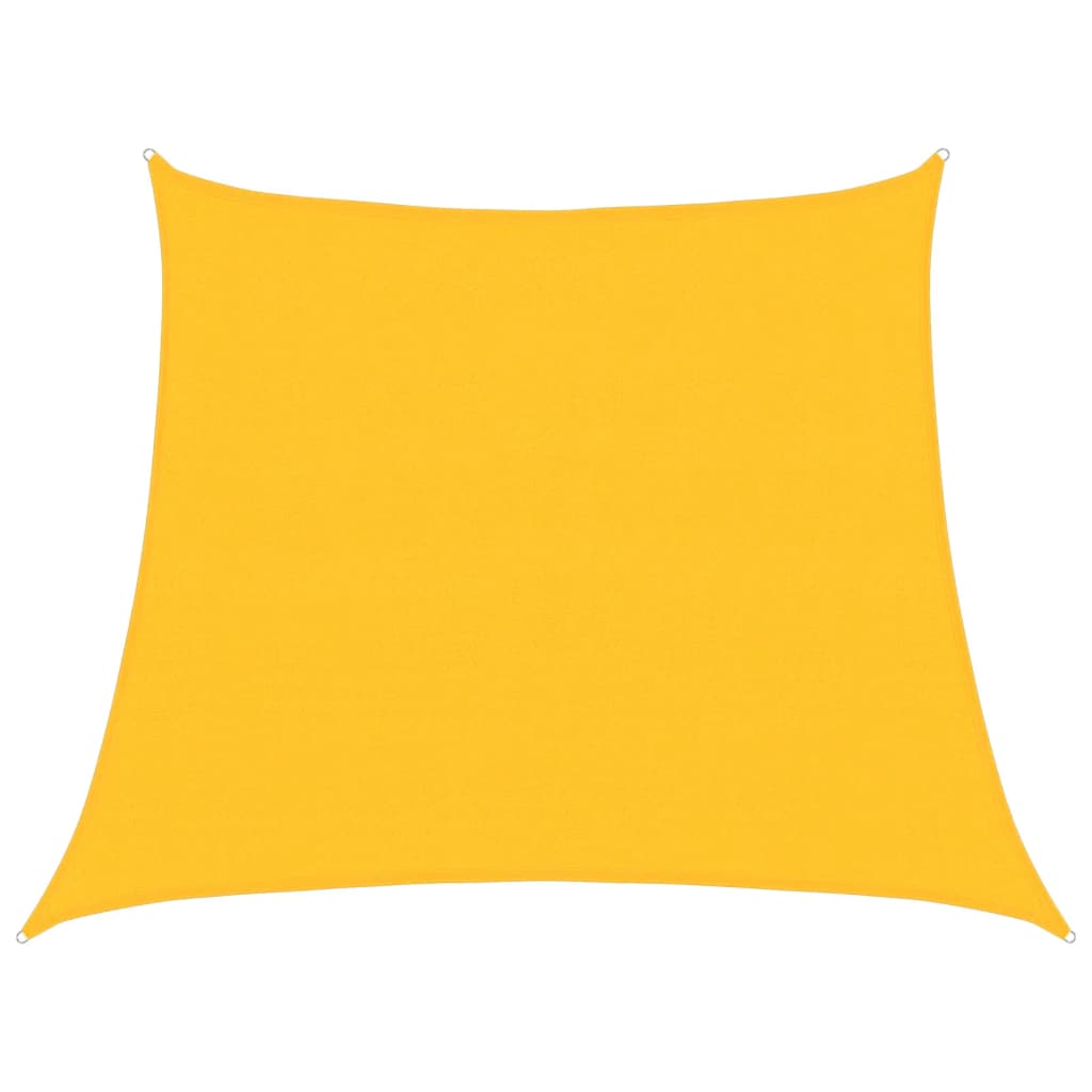 Vidaxl zonnezeil 160 g m² 3 4x3 m hdpe geel