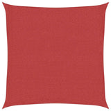 Vidaxl zonnezeil 160 g m² 3x3 m hdpe rood