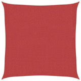 Vidaxl zonnezeil 160 g m² 3,6x3,6 m hdpe rood
