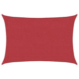 Vidaxl zonnezeil 160 g m² 2x3 m hdpe rood