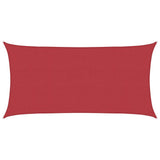 Vidaxl zonnezeil 160 g m² 2x3,5 m hdpe rood