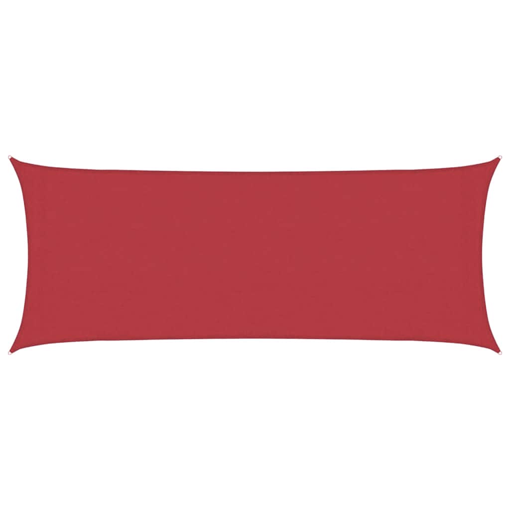 Vidaxl zonnezeil 160 g m² 2x4,5 m hdpe rood