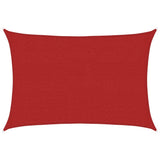 Vidaxl zonnezeil 160 g m² 2,5x3,5 m hdpe rood