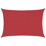 Vidaxl zonnezeil 160 g m² 3,5x5 m hdpe rood