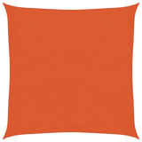 Vidaxl zonnezeil 160 g m² 3,6x3,6 m hdpe oranje