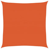 Vidaxl zonnezeil 160 g m² vierkant 4x4 m hdpe oranje