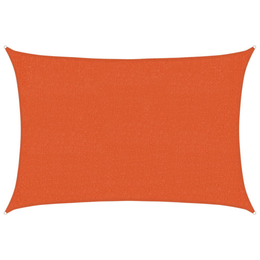 Vidaxl zonnezeil 160 g m² 2x2,5 m hdpe oranje