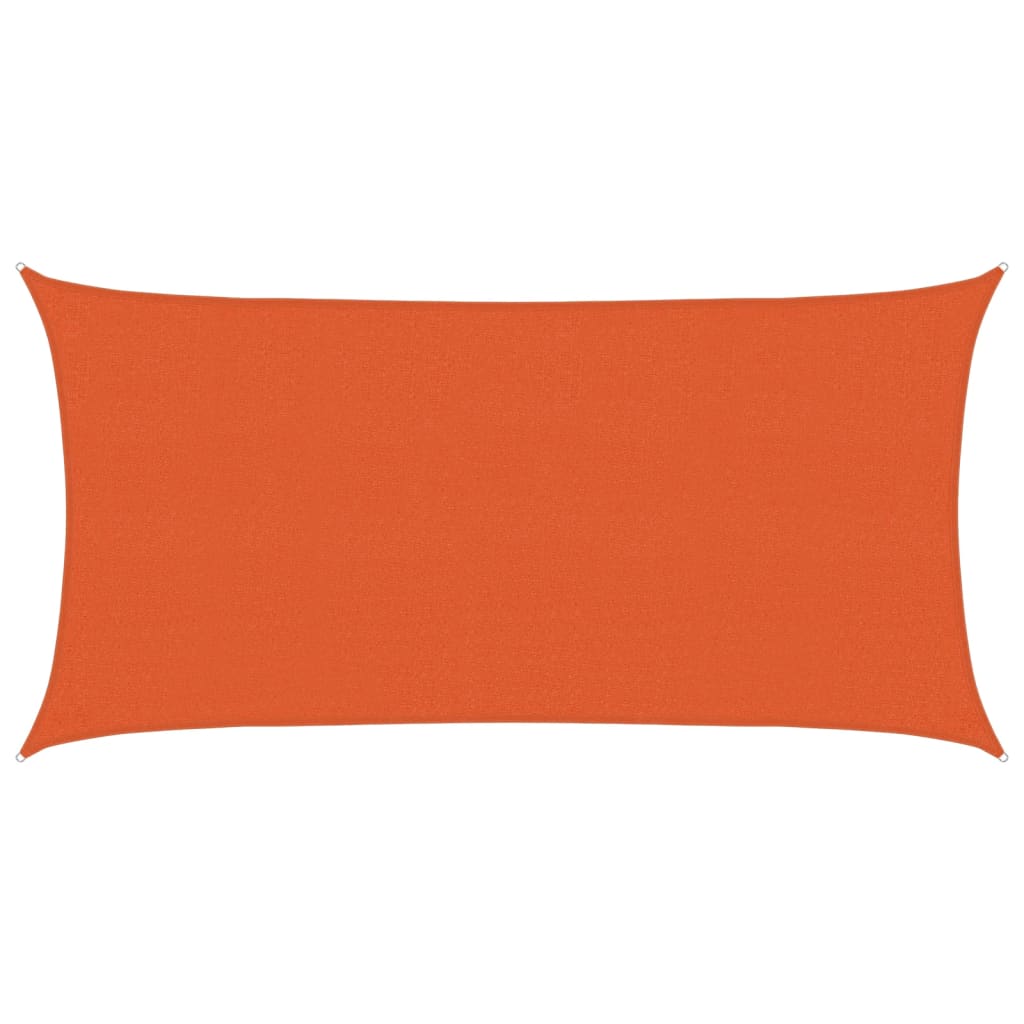 Vidaxl zonnezeil 160 g m² 2x3,5 m hdpe oranje