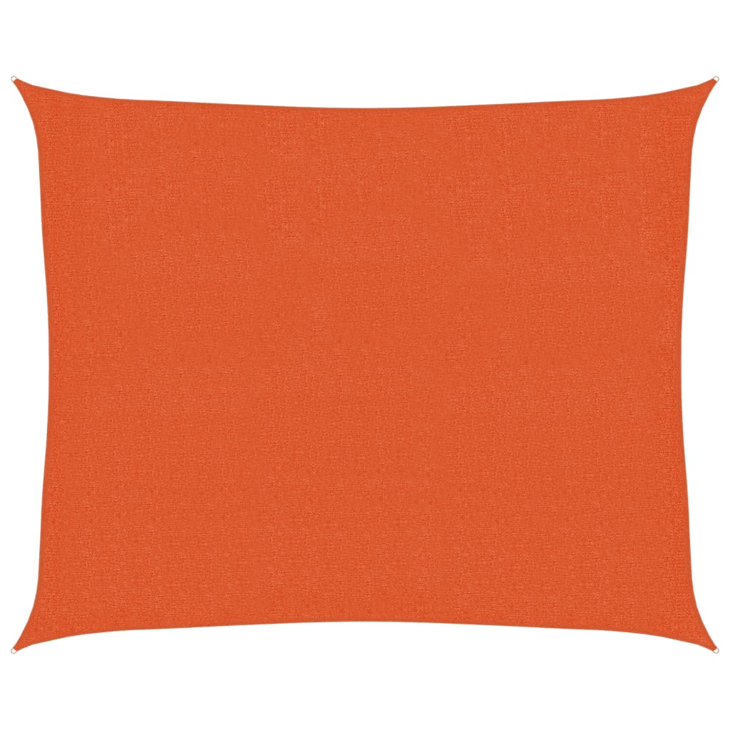 Vidaxl zonnezeil 160 g m² 2,5x3 m hdpe oranje