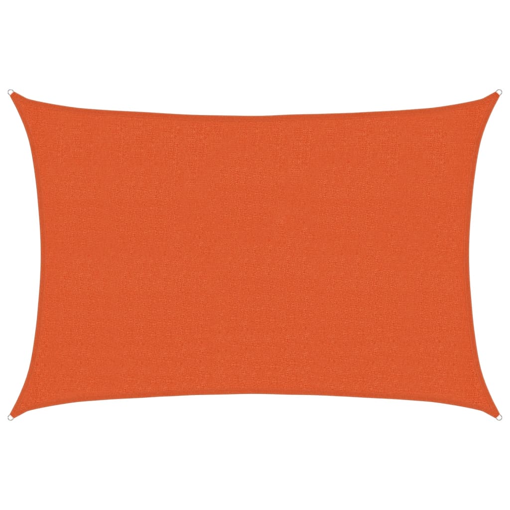 Vidaxl zonnezeil 160 g m² 2,5x3,5 m hdpe oranje