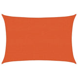 Vidaxl zonnezeil 160 g m² 2,5x3,5 m hdpe oranje