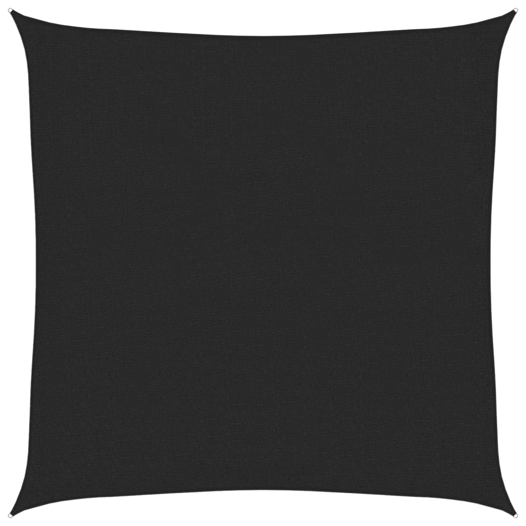 Vidaxl zonnezeil 160 g m² 3x3 m hdpe zwart