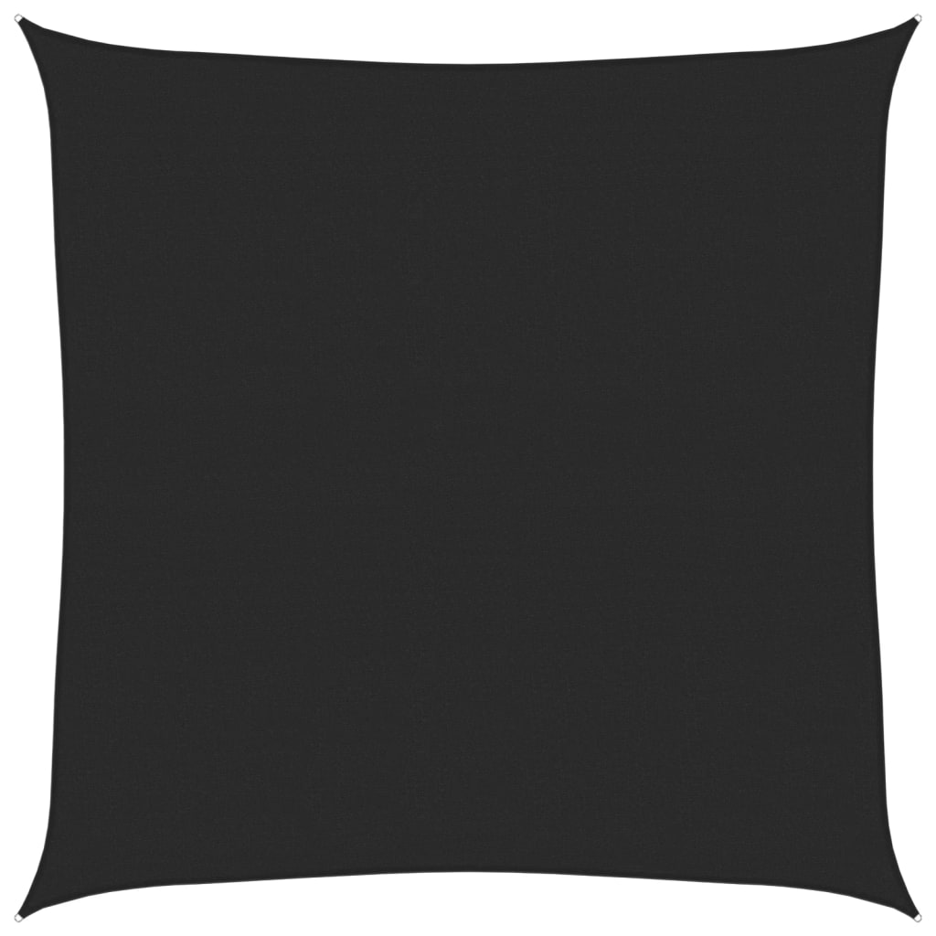 Vidaxl zonnezeil 160 g m² 4x4 m hdpe zwart