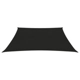 VidaXL Zonnezeil 160 g m² 6x6 m HDPE zwart