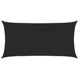Vidaxl zonnezeil 160 g m² 2,5x4,5 m hdpe zwart