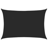 Vidaxl zonnezeil 160 g m² 3x4,5 m hdpe zwart