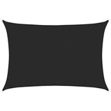Vidaxl zonnezeil 160 g m² 3,5x4,5 m hdpe zwart