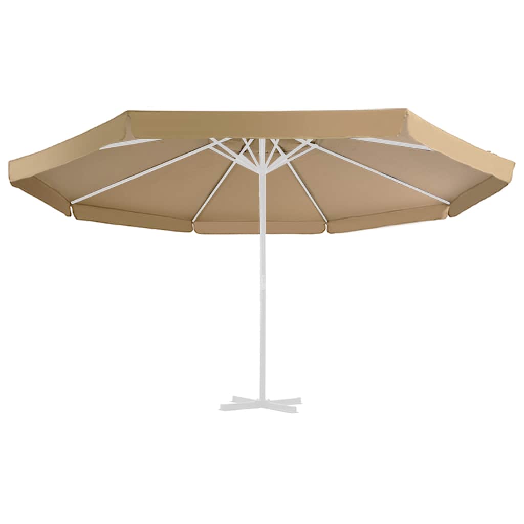 Vidaxl vervangingsdoek voor parasol 515 cm taupe