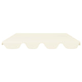 Vidaxl vervangingsluifel voor schommelbank 188 168x145 110 cm crème