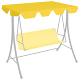 Vidaxl vervangingsluifel voor schommelbank 188 168x145 110 cm geel