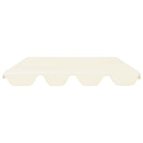 Vidaxl vervangingsluifel voor schommelbank 150 130x105 70cm crèmekleur