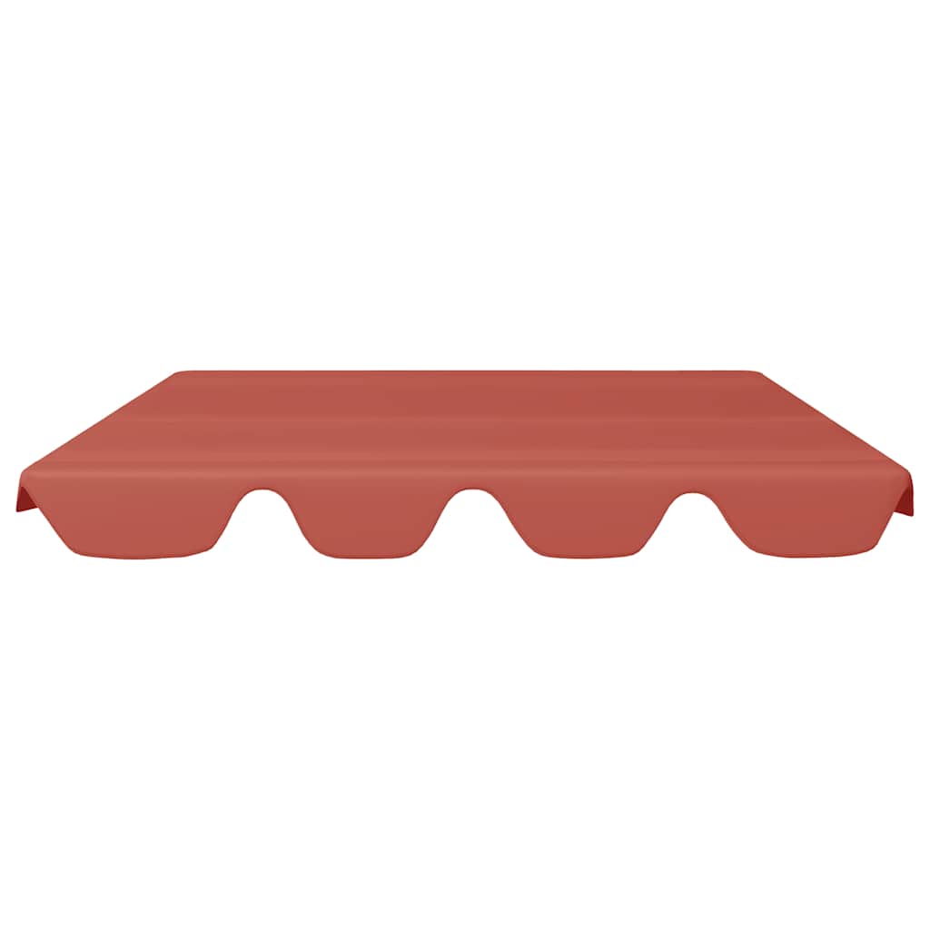 Vidaxl vervangingsluifel voor schommelbank 150 130x105 70cm terracotta