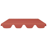 Vidaxl vervangingsluifel voor schommelbank 150 130x105 70cm terracotta
